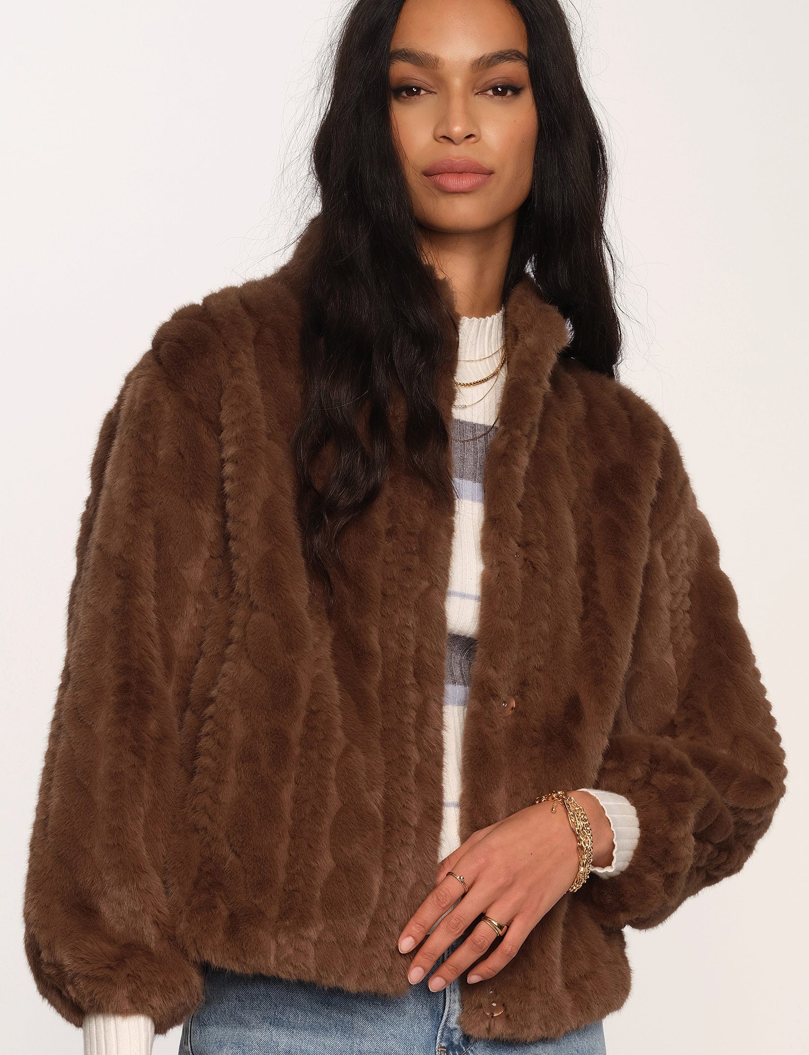 HEARTLOOM Faux Fur 2024 Coat