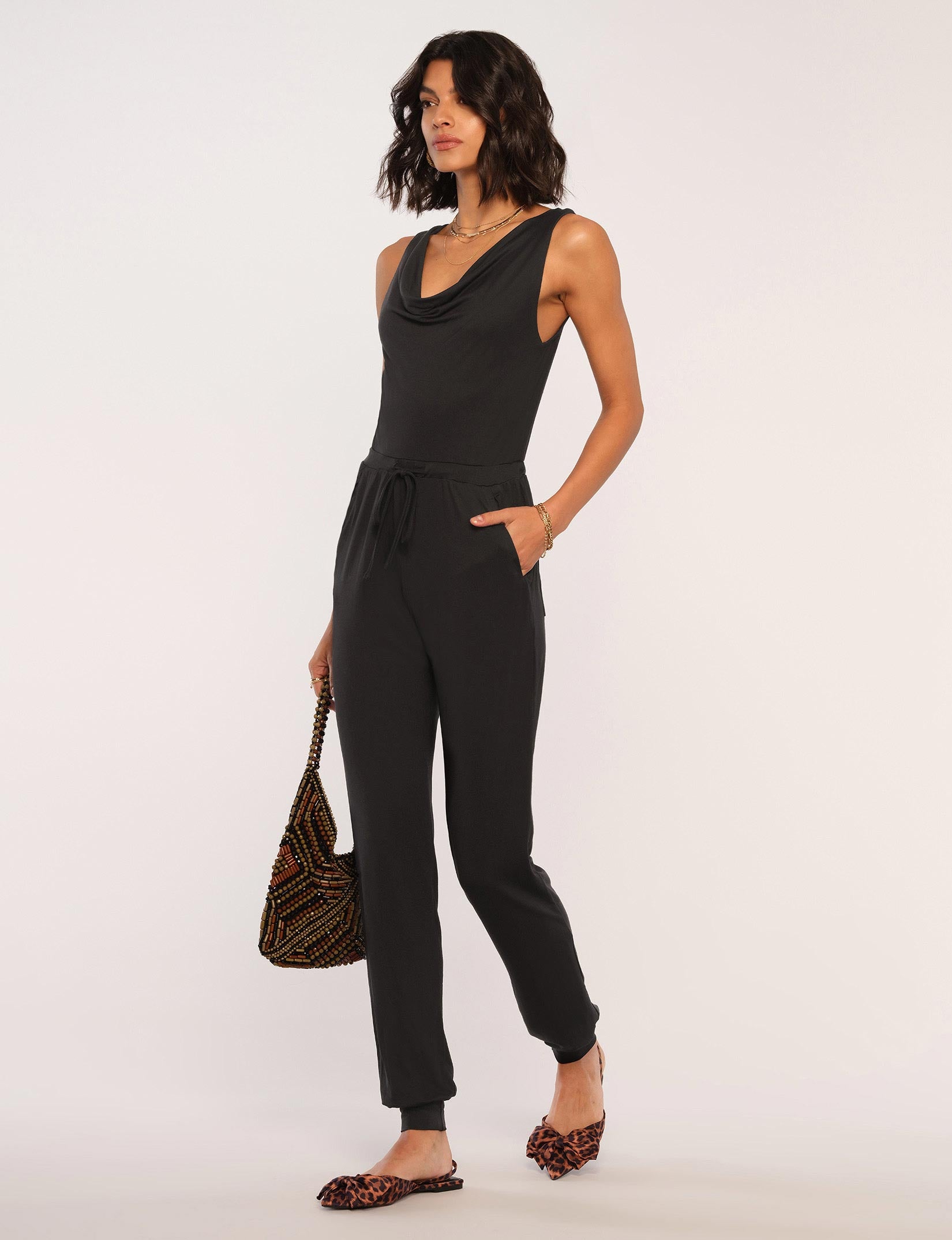 Heartloom Mona store X REVOLVE Pinstripe Lace Sleeveless Jumpsuit Black size XS NWT